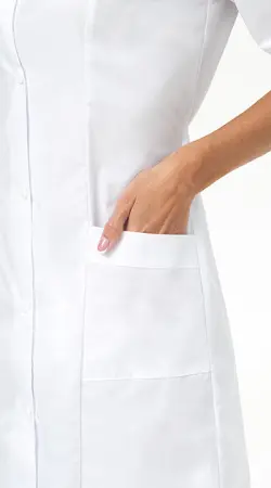 Халат СНЕЖАНА (белый) женские медицинские