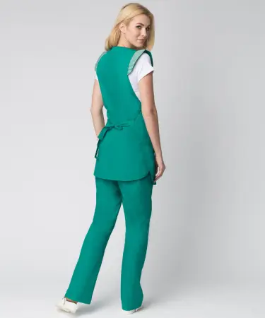 Костюм НАДЕЖДА женский с БР (зеленый/белый)