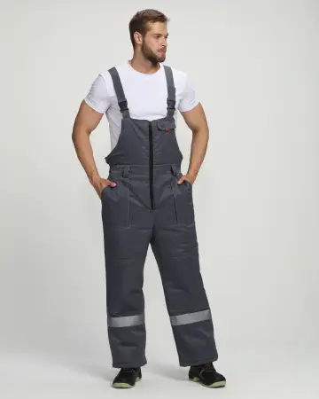 Костюм ФАВОРИТ-2 NEW зимний с ПК (т.серый/св.серый)