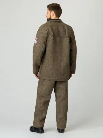 Костюм суконный с БР (коричневый)