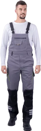 Полукомбинезон ЭДВАНС (серый/т.серый/черный)