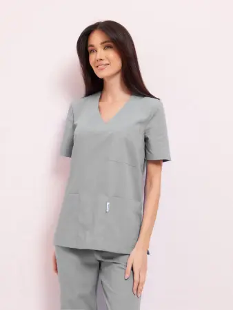 Костюм МАРТА женский с БР (серый) женские медицинские