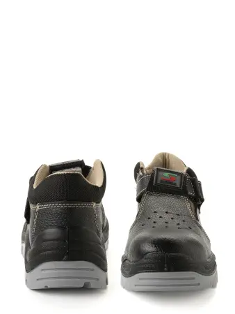 Полуботинки РЕДГРЕЙ ПУ/ТПУ натуральная кожа с МП и АС (черный)