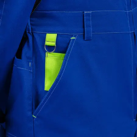 Полукомбинезон РЕЙН (василек/т.синий/лайм)