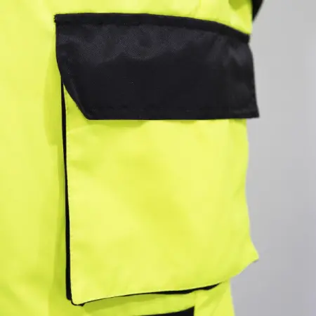 Куртка-парка BRODEKS KW 217 зимняя сигнальная (желтый/черный)