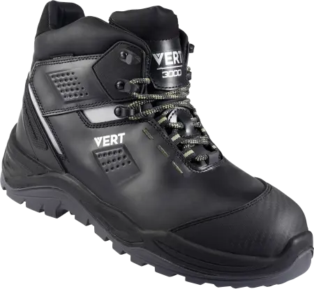 Ботинки VERT ПУ/ТПУ нат.мех с КП и КС (черный)