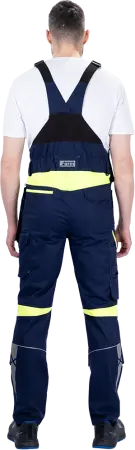 Полукомбинезон ACTIVE FLEX / АКТИВ ФЛЕКС (т.синий/флуоресцентный желтый)