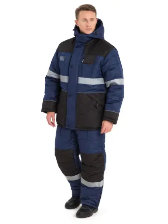 Костюм НОРДМЕН зимний с СОП с ПК (синий/чёрный)