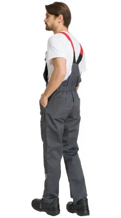 Костюм RONTA KS591 с ПК (т.серый/красный)