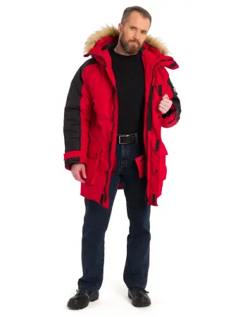 Куртка ПРЕМЬЕР зимняя (красный/черный)