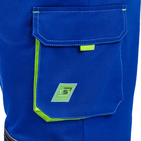 Полукомбинезон РЕЙН (василек/т.синий/лайм)