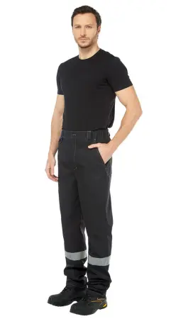 Костюм ВИВАТ с СОП с БР (черный/василек/т.синий)