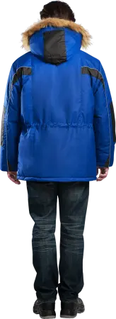 Куртка ДИКСОН зимняя (василёк/чёрный)