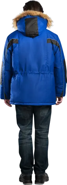 Куртка ДИКСОН зимняя (василёк/чёрный)