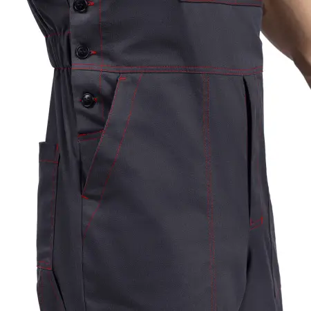 Костюм ВОЛГА с ПК (т.серый/красный) Костюм ВОЛГА с ПК (т.серый/красный)