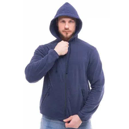 Толстовка JF-02 флисовая (т.синий)