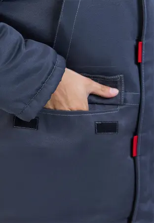 Костюм СТАНДАРТ зимний с ПК (т.серый/св.серый)