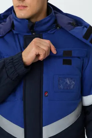 Костюм ЭКСПЕРТ-АНТИСТАТ МВО зимний с ПК (т.синий/васильковый)