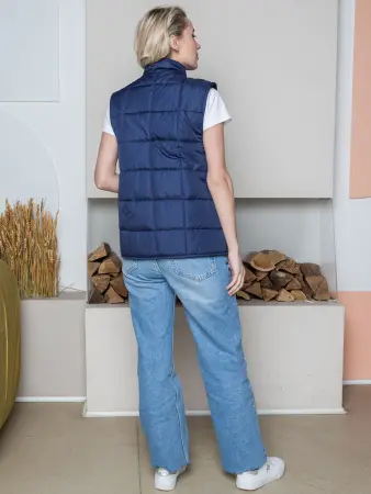 Жилет ОФИС зимний (т.синий)