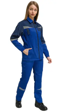 Костюм RONTA KS625 женский с БР (т.синий/василек) Костюм RONTA KS625 женский с БР (т.синий/василек)
