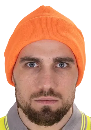 Шапка трикотажная двойная (оранжевый)