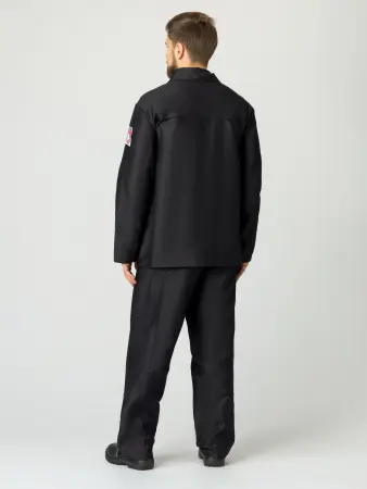 Костюм МОЛЕСКИН с БР с ОП-пропиткой ГОСТ (черный)