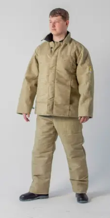 Костюм брезентовый пл. 550 гр зимний с накладками с БР
