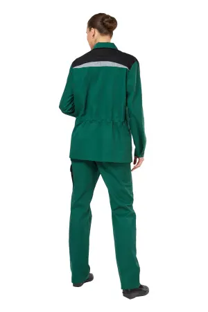 Костюм АЛАТАУ женский с БР (черный/зеленый)