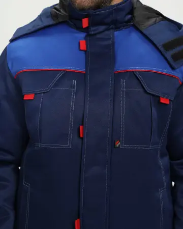 Костюм ФЛОФТ-2 зимний с ПК (т.синий/васильковый)