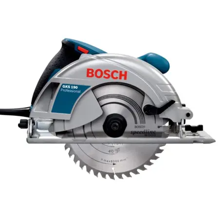 Циркулярная пила BOSCH GKS 190 0.601.623.000 1400Вт 190мм 5500об/мин