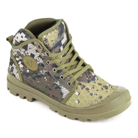 Ботинки ЛИДЕР 201 ПУ (зеленый кмф)