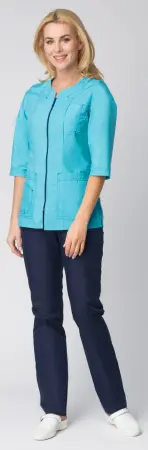 Костюм СПРИНТ женский с БР (бирюзовый/т.синий) женские медицинские