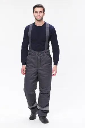 Костюм РЕГИОН-ПЛЮС с БР (серый/черный/лимонный)