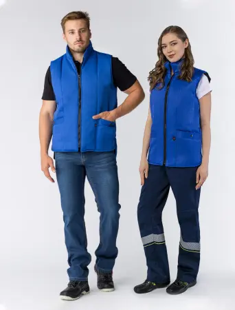 Жилет Универсальный зимний (васильковый)