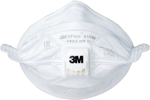 Респиратор 3M™ 9163V VFlex™, FFP3, с клапаном Респиратор 3M™ 9163V VFlex™, FFP3, с клапаном