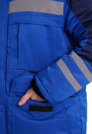Костюм ЗИМНИК зимний с БР (василек/т.синий)