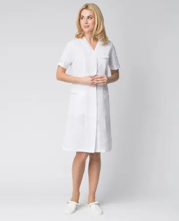 Халат СВЕТЛАНА женский (белый) женские медицинские