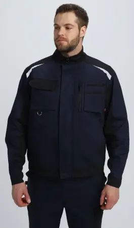 Куртка МИЛАН CH (т.синий/черный)