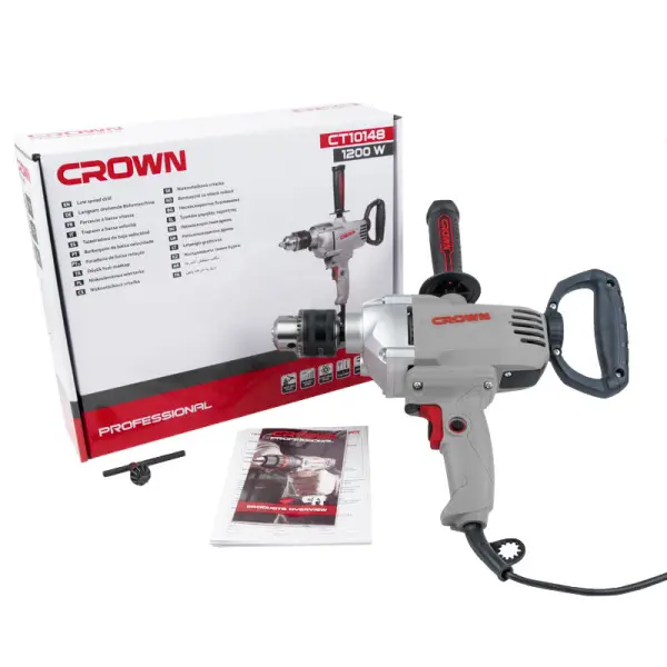 Дрель-миксер CROWN CT10148 1200Вт Дрель-миксер CROWN CT10148 1200Вт