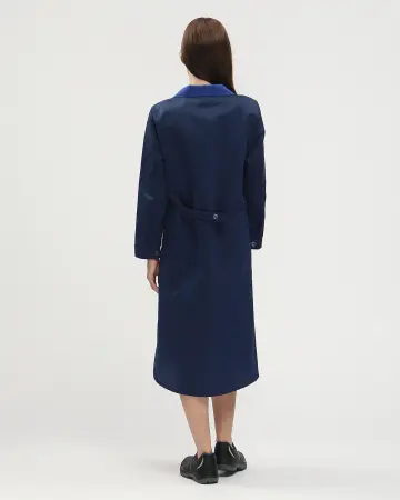 Халат ТЕХНОЛОГ женский (т.синий/васильковый)