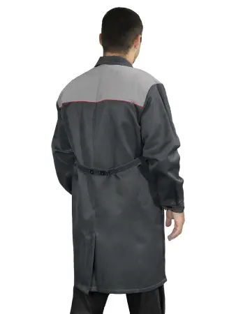 Халат НОВА (т.серый/св.серый)