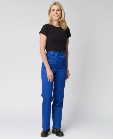 Костюм NEW женский с БР (васильковый/красный)