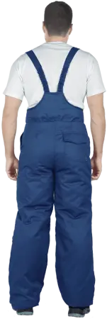 Костюм СПЕЦ зимний с БР (т.синий/василёк)