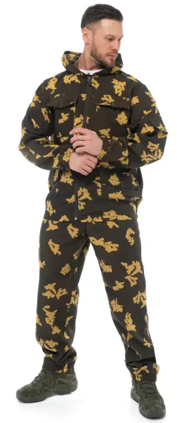 Костюм ПОГРАНИЧНИК с БР (кмф хаки/желтый)