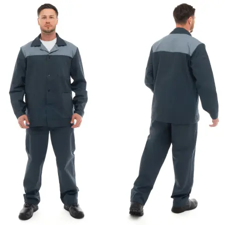 Костюм СПЕЦИАЛИСТ ЛАЙТ с БР (т.серый/св.серый)