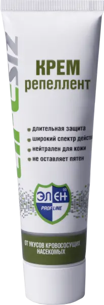 Крем-репеллент ЭЛЕН от укусов насекомых 100 мл