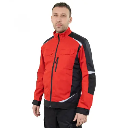 Куртка BRODEKS KS 202 (красный/черный)