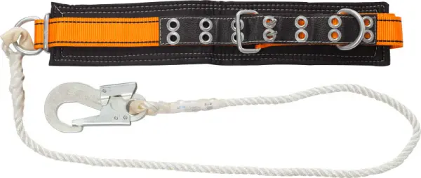 Пояс строительный ППА В, безлямочный, строп канат
