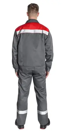 Костюм ЭКСПЕРТ-2 с ПК (т.серый/красный) Костюм ЭКСПЕРТ-2 с ПК (т.серый/красный)