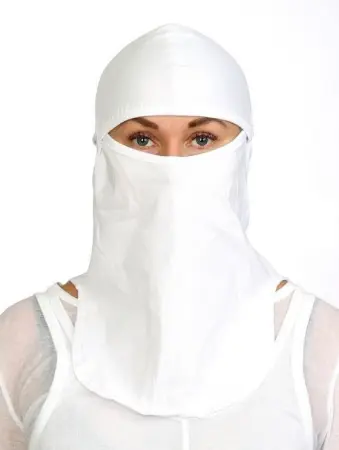 Подшлемник-балаклава UBK004 закрытое лицо (белый)